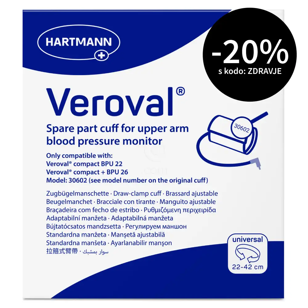 Veroval BPU 22 in BPU 26, manšeta za merilnik krvnega tlaka (1 manšeta)